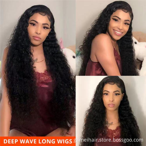 Wholesale Cheap Kinky Curly Raw Brazilian Hd Full Transparent Lace Front Wig Virgin Human Hair For Black Women Lace Frontal Wig